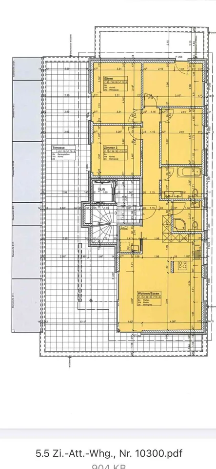 Traumhafte 5.5-Zimmer-Attikawohnung mit grosser Terrasse & Weitsicht i