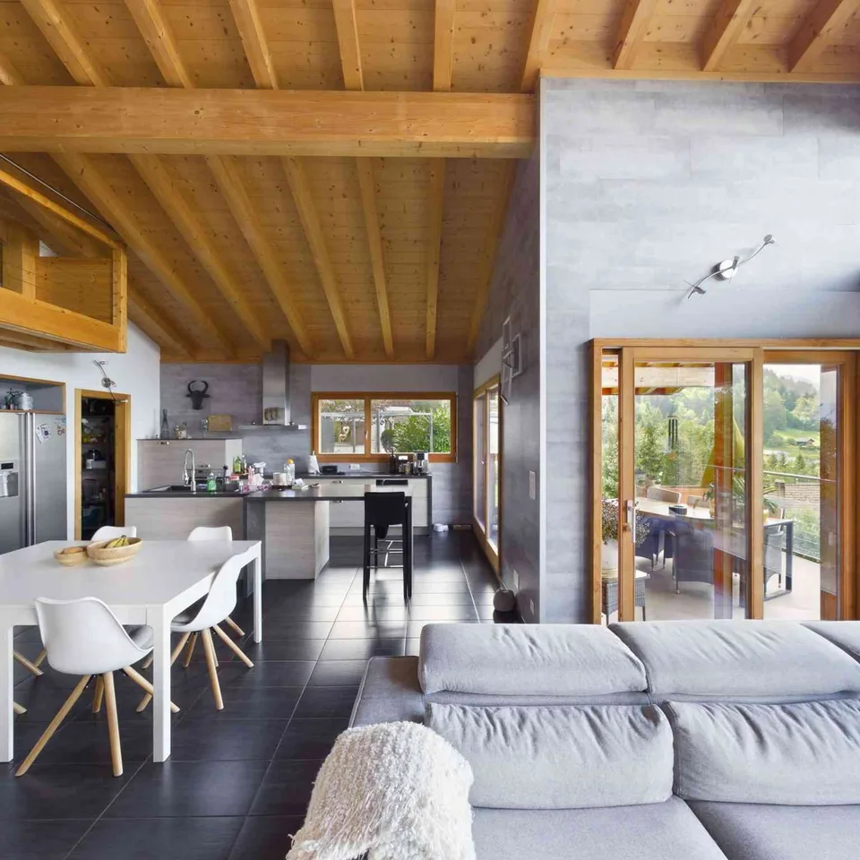 Villa contemporaine 5.5 pces : Volume, Lumière et Vue