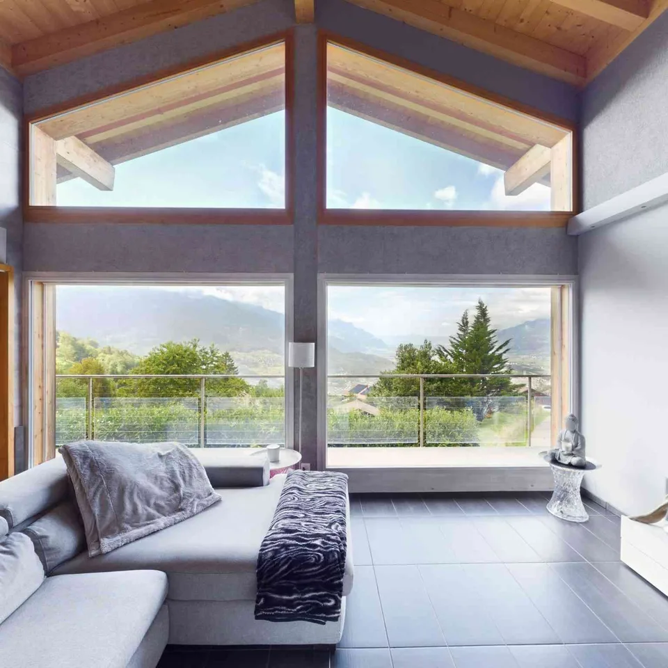 Villa contemporaine 5.5 pces : Volume, Lumière et Vue
