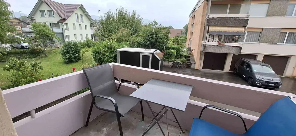Sanierte Wohnung in Seenähe, Gwatt, zeitlich beschränkte Vermietung