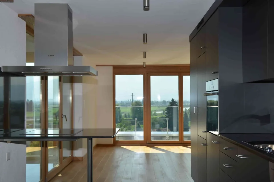 Edel ausgebaute Wohnung mit Weitblick