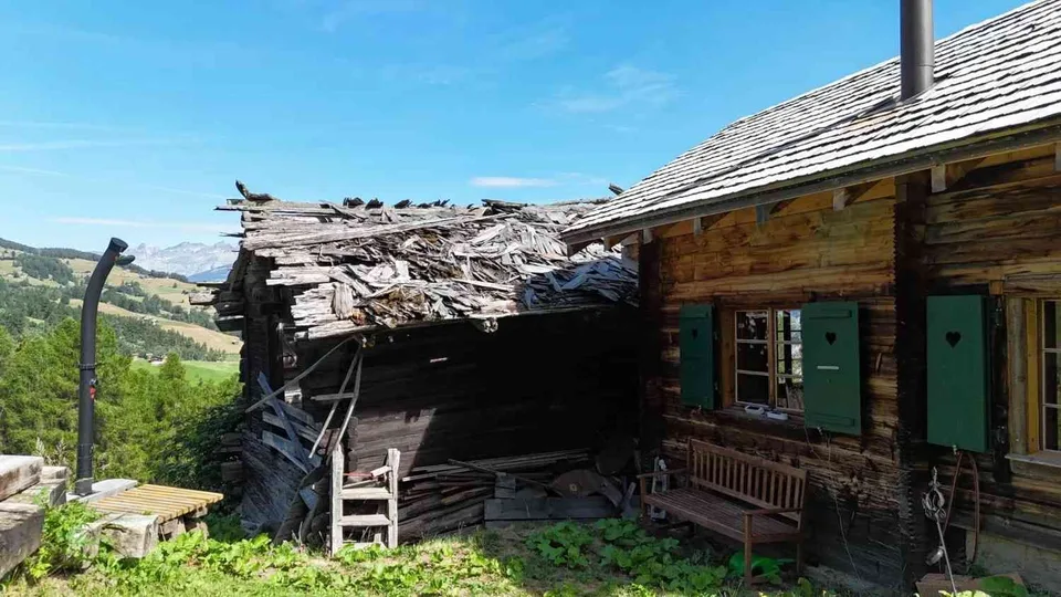 Behagliches Maiensäss bei der Brandalp in Unterbäch