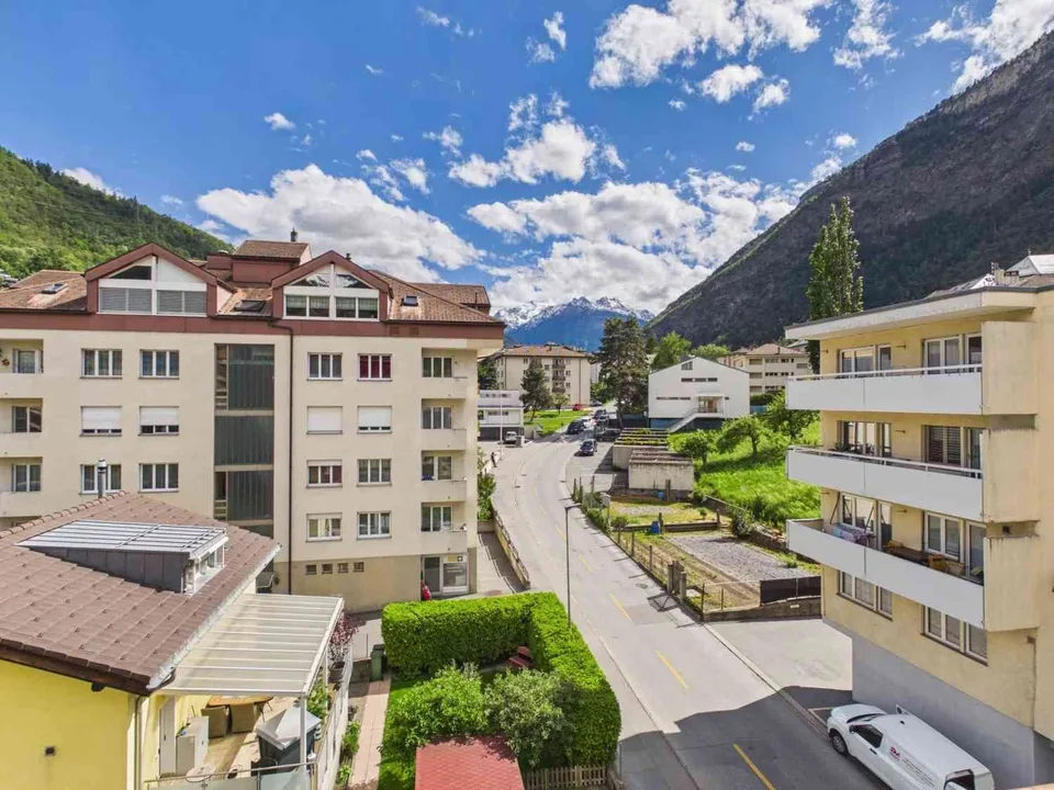 Urban leben in Visp – Moderne 3.5-Zimmerwohnung mit Charme