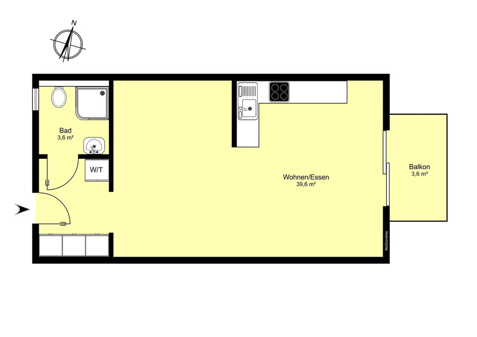 Zum Mieten: Neuwertige und grosszügige 1.5-Zi. Wohnung in Safenwil