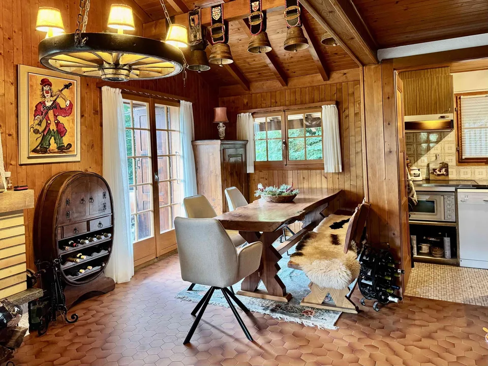 Charmant chalet à Gryon–Barboleuse , vue montagne et cadre paisible – foto 4 di 12