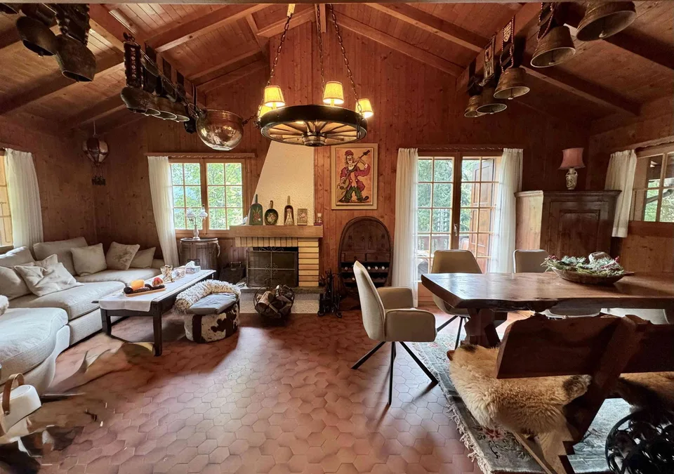 Charmant chalet à Gryon–Barboleuse , vue montagne et cadre paisible – foto 3 di 12