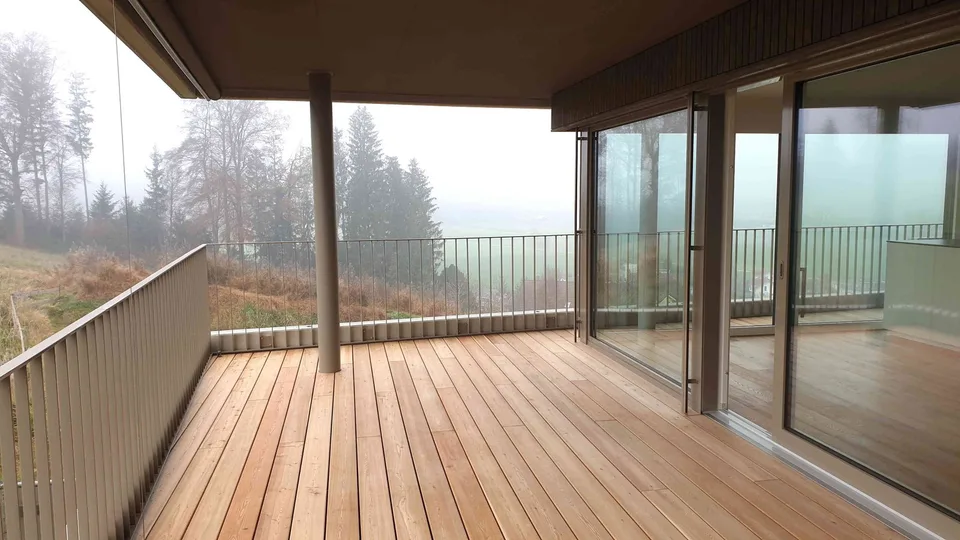 4.5-Zimmer-Wohnung mit Balkon und Weitsicht in Schötz
