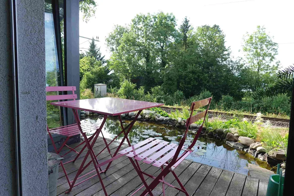 Bel appartement+veranda+garage; Wohnung mit Wintergarten, seenähe