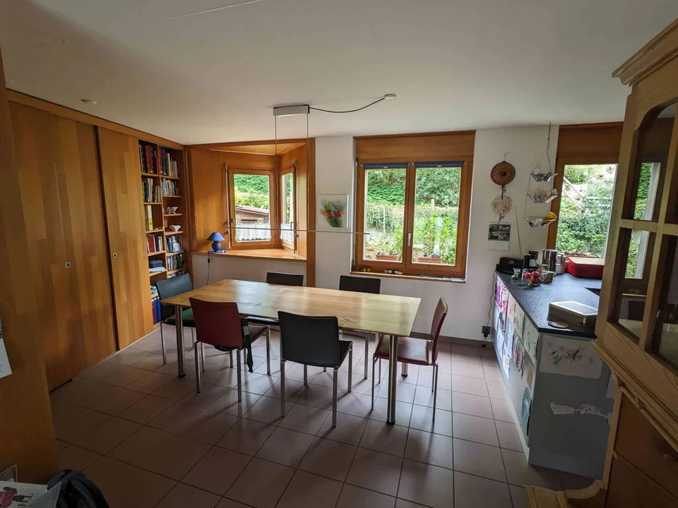 5,5-Zimmer-Reihenhaus mit Alpenpanorama, Garten & Wintergarten