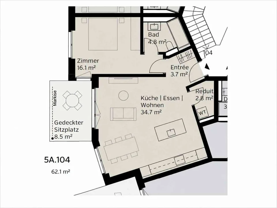 Wohnung in Fertigstellung