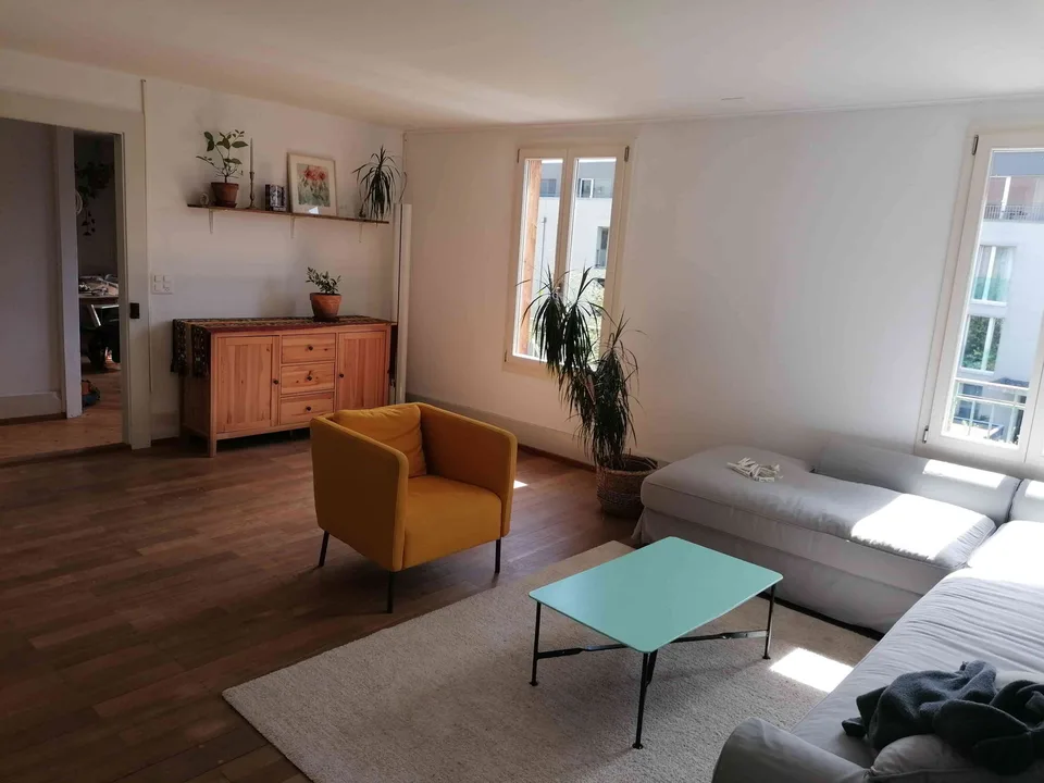 Charmante 5.5-Zimmer-Altbauwohnung im Herzen von Erlach – befristet