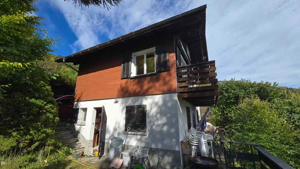 schön gelegenes möbliertes Ferienhaus im Toggenburg zur Langzeitmiete