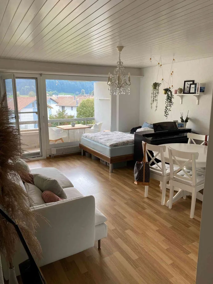 Gemütliche Wohnung mit Blick ins Grüne in Zäziwil