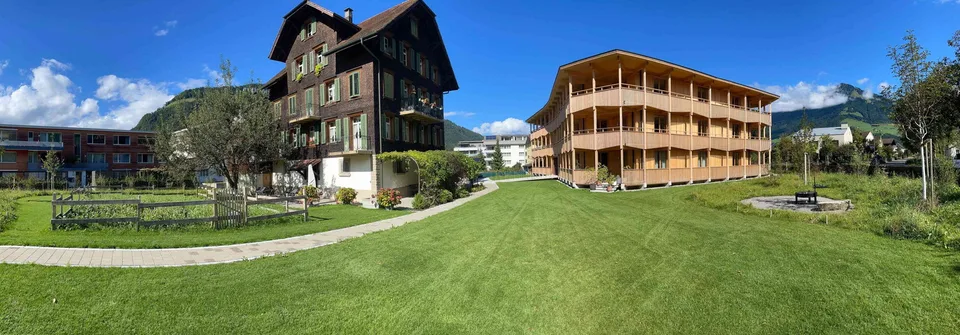 4.5 Zimmer Wohnung, Stans - Wohnen im idyllischen Vollholzhaus Wohnen