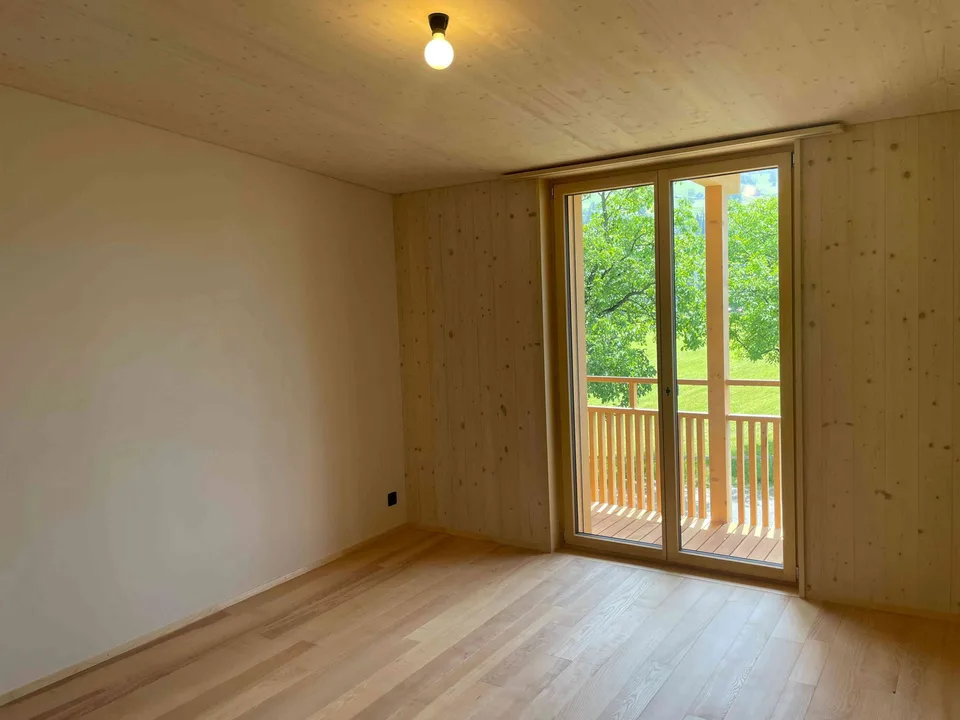4.5 Zimmer Wohnung, Stans - Wohnen im idyllischen Vollholzhaus Wohnen