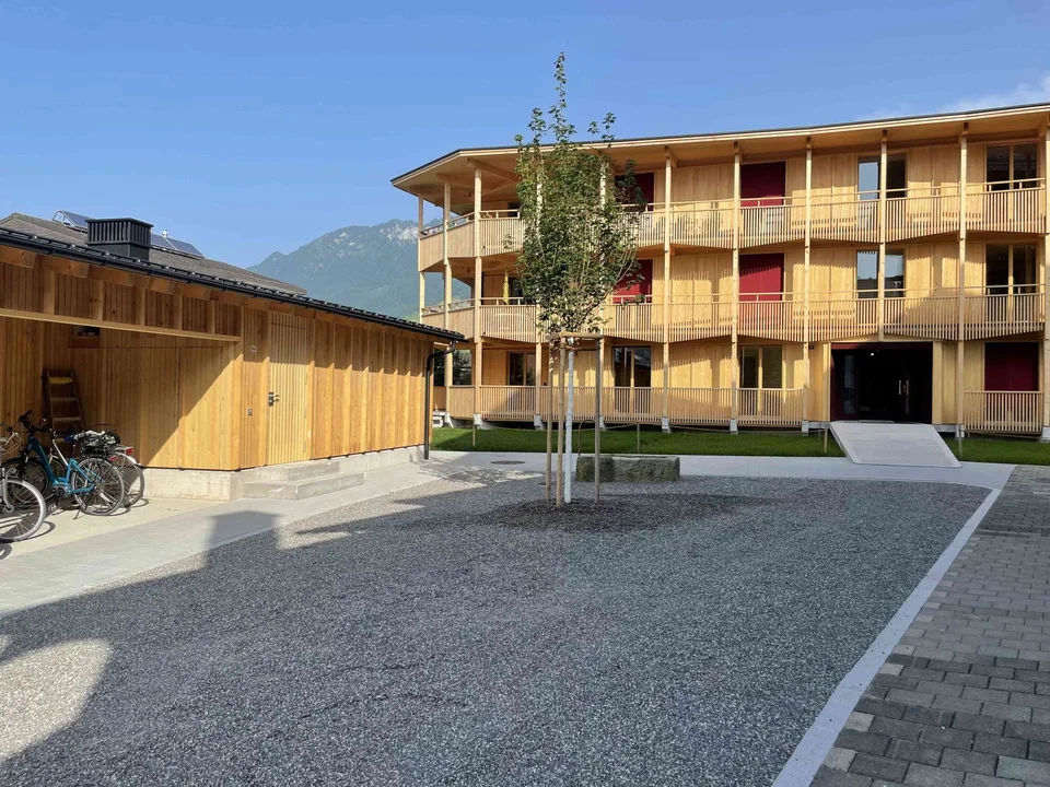 4.5 Zimmer Wohnung, Stans - Wohnen im idyllischen Vollholzhaus Wohnen