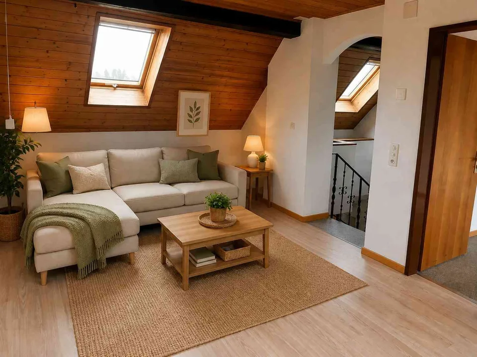Aarwangen: Charmante, heimelige 2.5 Zimmer Maisonette-Dachwohnung