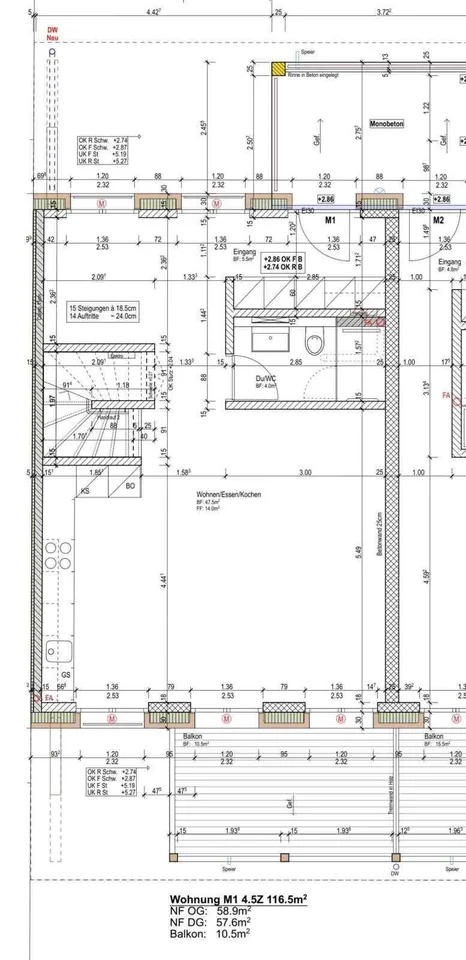 Grosszügige 4.5-Zimmer-Maisonette mit Eigentumsstandard