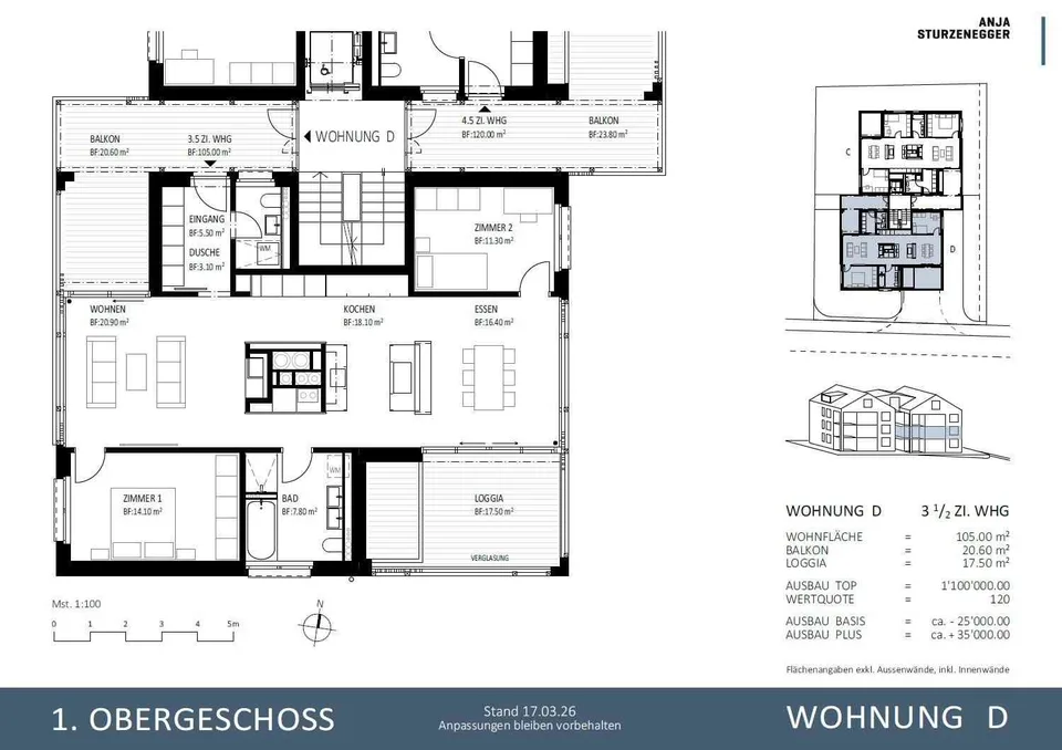 Aussergewöhnliche 4.5-Zimmer-Wohnung mit Einfamilienhaus-Flair – photo 4 of 6