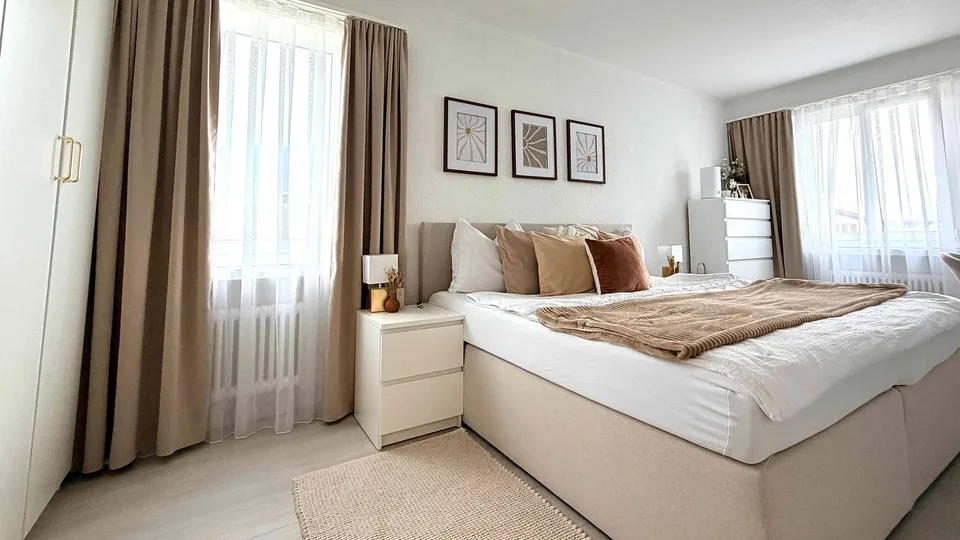 Lichtdurchflutete 3,5-Zimmer-Wohnung mit Bergsicht – foto 10 di 13