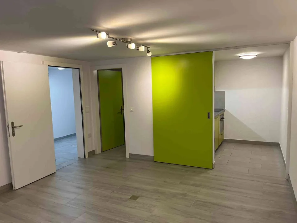 Saillon : appartement rénové, cuisine séparée et grande terrasse