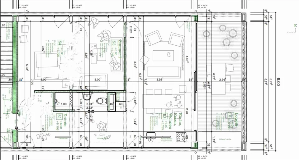 Grosszügige 2 1/2 Zimmer Wohnung mit Terrasse