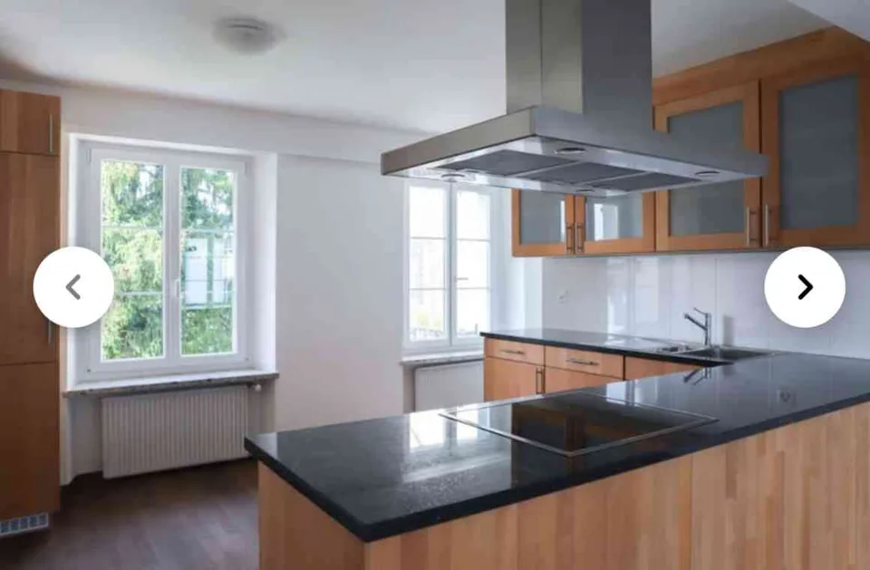 Charmante 3.5 Zimmer Wohnung mit Rheinblick
