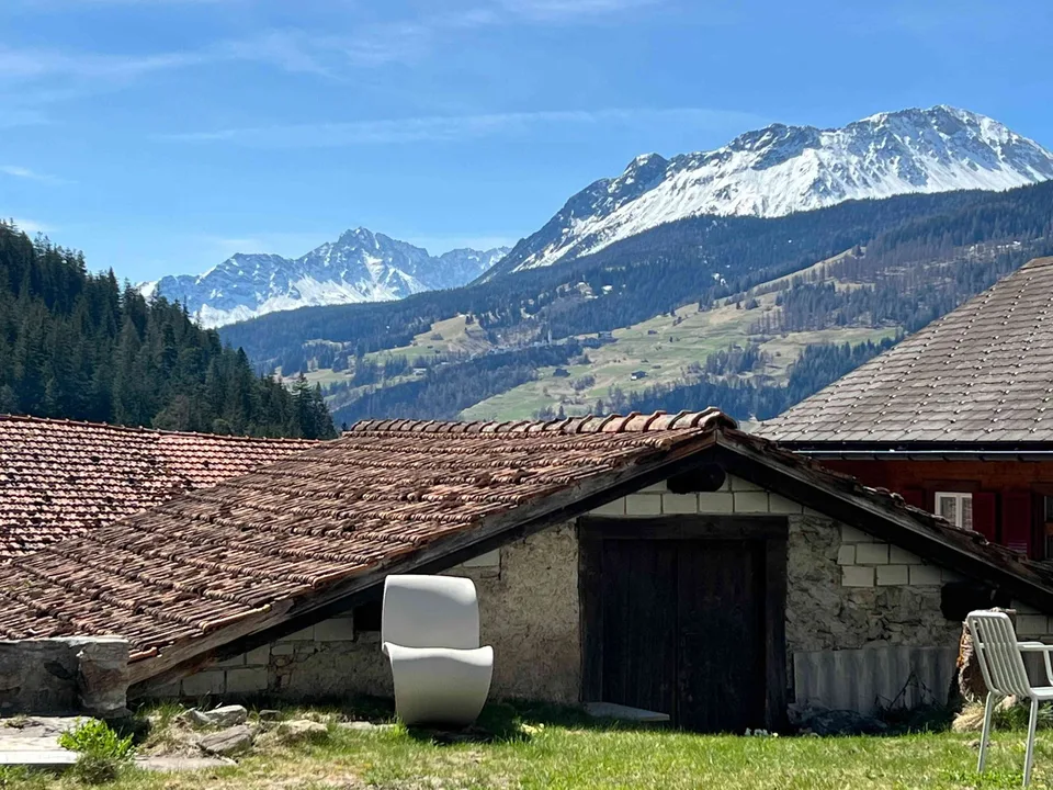 Wohnung mit Garten in Zorten/Lenzerheide