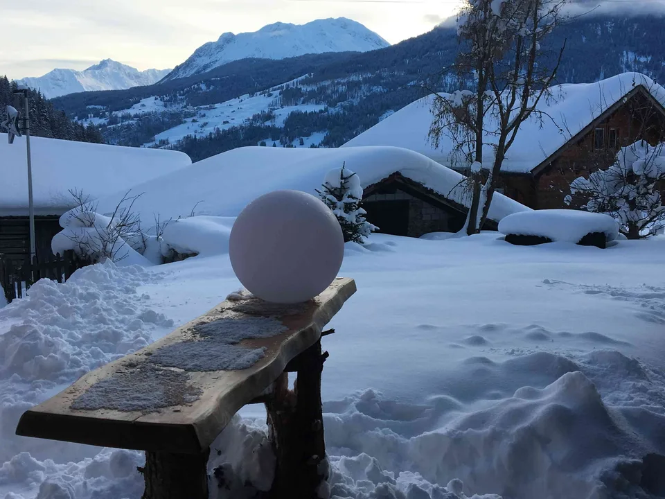 Wohnung mit Garten in Zorten/Lenzerheide