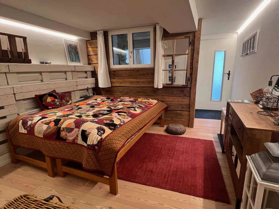 Wohnung mit Garten in Zorten/Lenzerheide