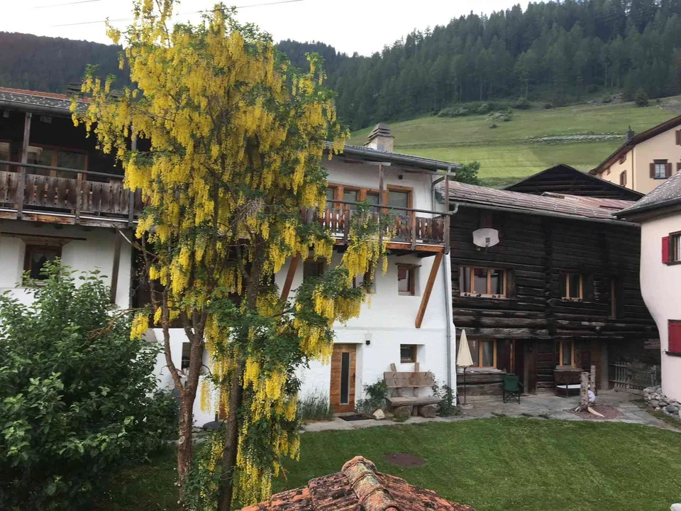 Wohnung mit Garten in Zorten/Lenzerheide