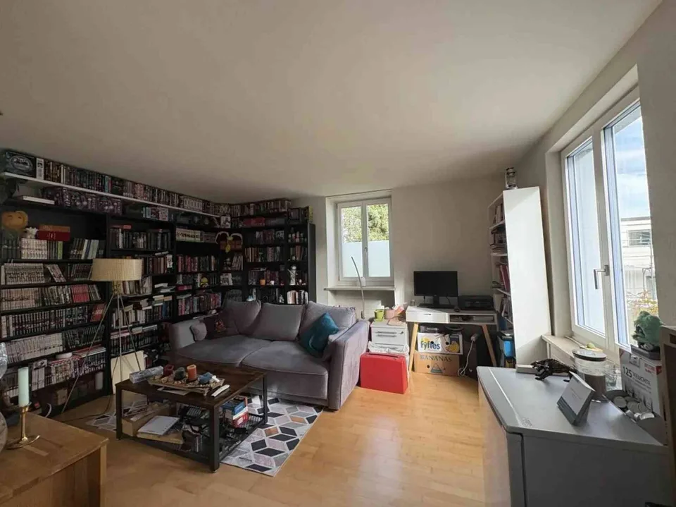 Charmante 2-Zimmer-Altbauwohnung in ruhiger und grüner Lage in Binning