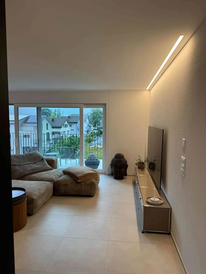 Moderne 2.5-Zimmer-Wohnung mit traumhafter Aussicht in Oberurnen