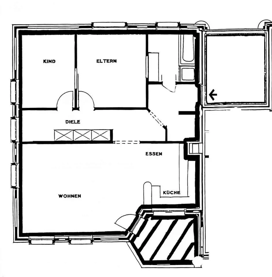 3.5-Zimmer-Wohnung mit ca. 100 m² im Zentrum von Waltenschwil