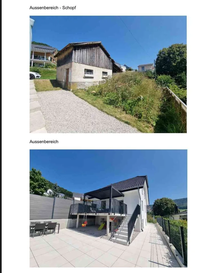 Freistehendes 6.5-Zimmer-Einfamilienhaus mit bis zu 8 Aussenparkplätze