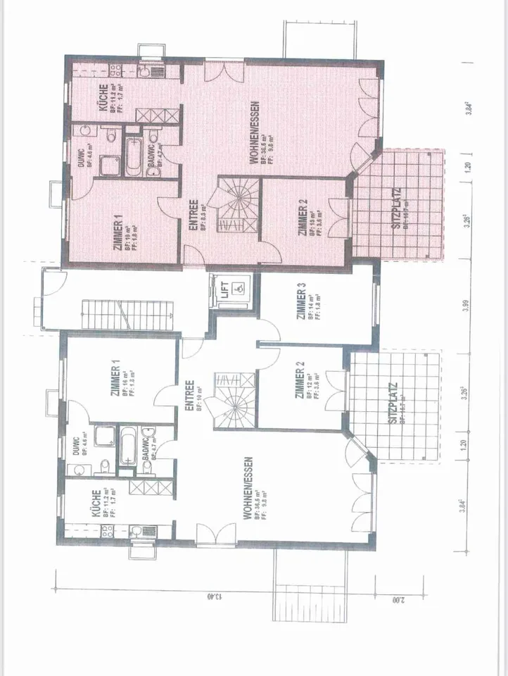 Attraktive helle, Familien freundliche Wohnung im Grünen.