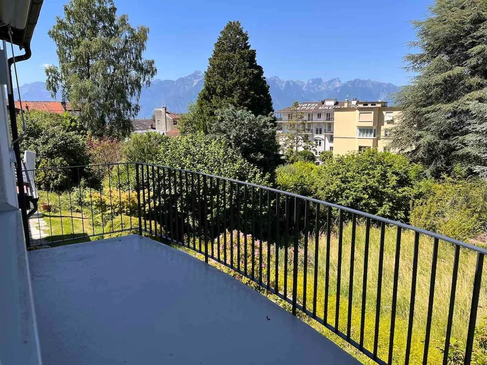 4.5p - nature, belle vue, rénové à neuf, 2 terrasses, jardin
