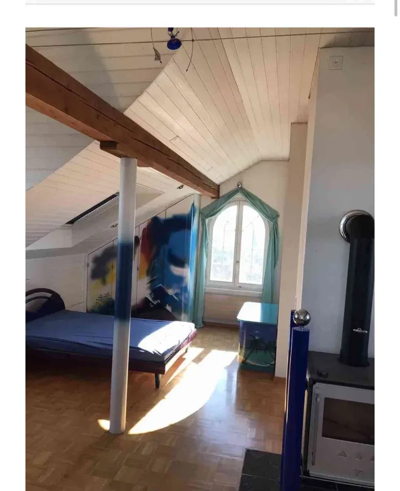 Wunderschöne helle Dachwohnung mit grosser Aussicht