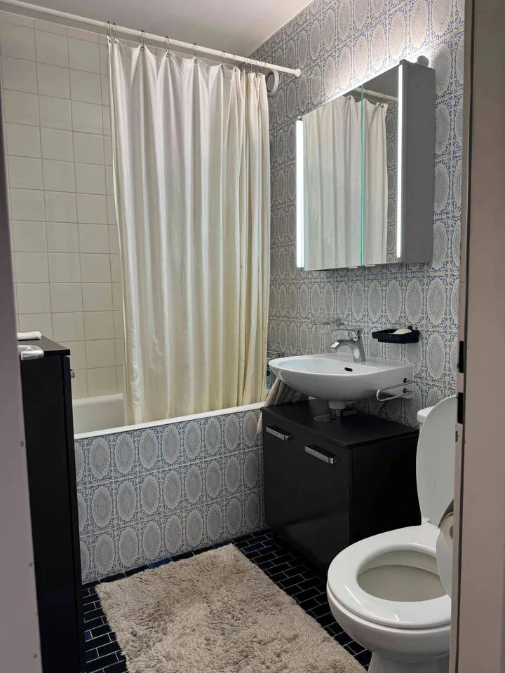 Bel appartement meublé de 2.5 pièces à 30 secondes du lac