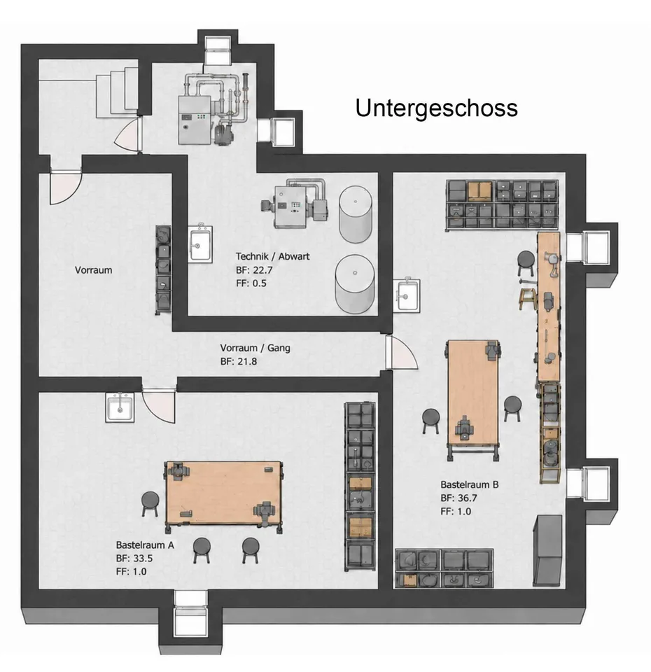 Neubau: 5.5-Zimmer-Haushälfte mit Garten und Hobbyraum – foto 7 di 10