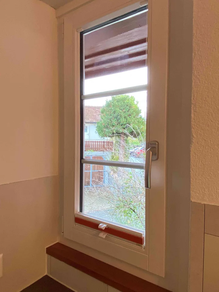 Zwei Zimmer, Küche und Bad im Riegelhaus
