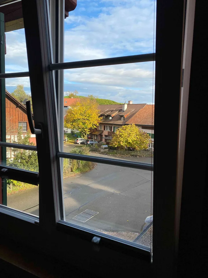 Zwei Zimmer, Küche und Bad im Riegelhaus