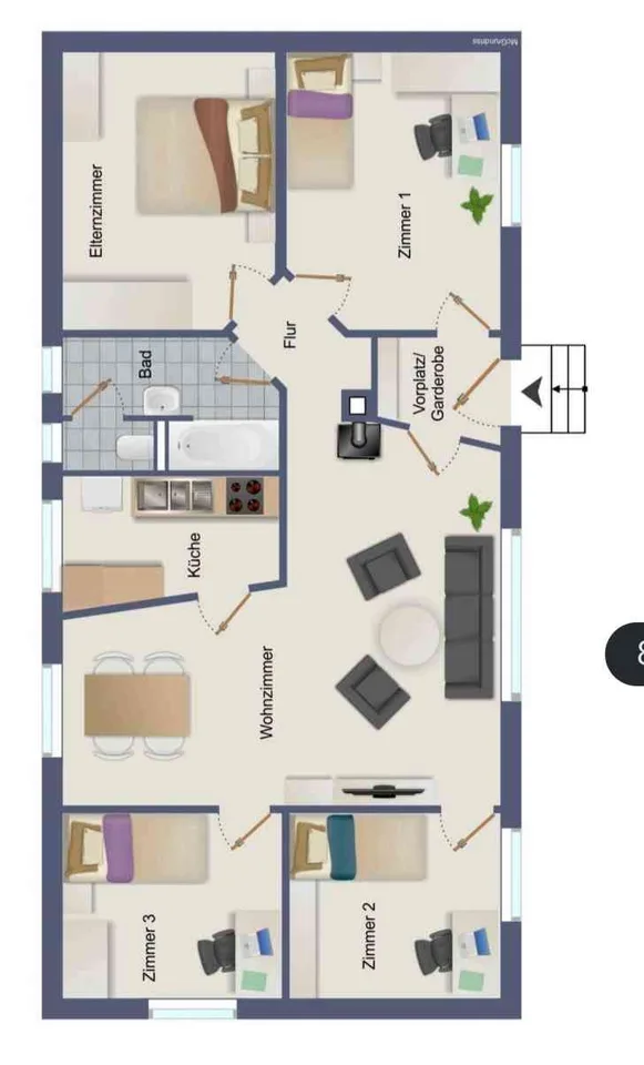 Freistehendes 5-Zimmer-Einfamilienhaus in Mumpf zu vermieten | Grosser