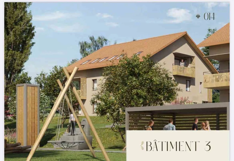 APPARTEMENT NEUF DE 2,5 PIÈCES AVEC GRAND JARDIN PRIVATIF PLEIN SUD
