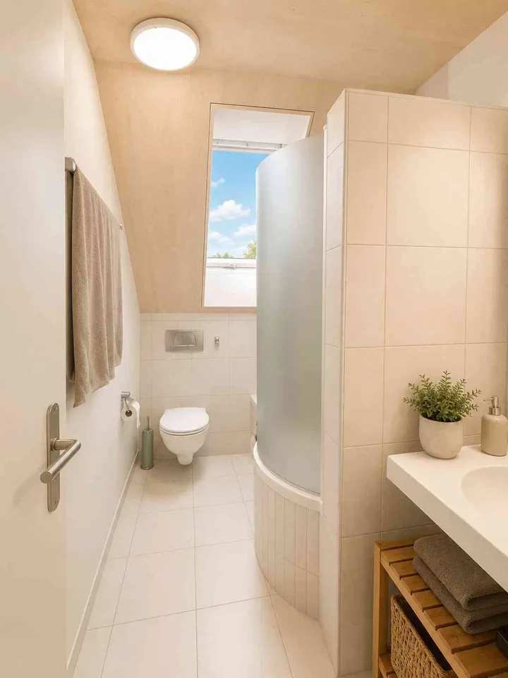 3-Zimmer-Dachwohnung mit 52 m² Dachterrasse – ruhig gelegen in Aristau