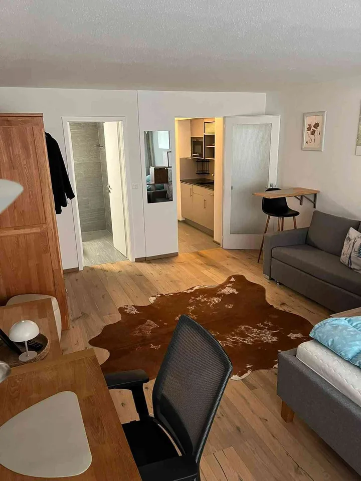 Modern möbliertes 1,5-Zimmer-Studio in Davos
