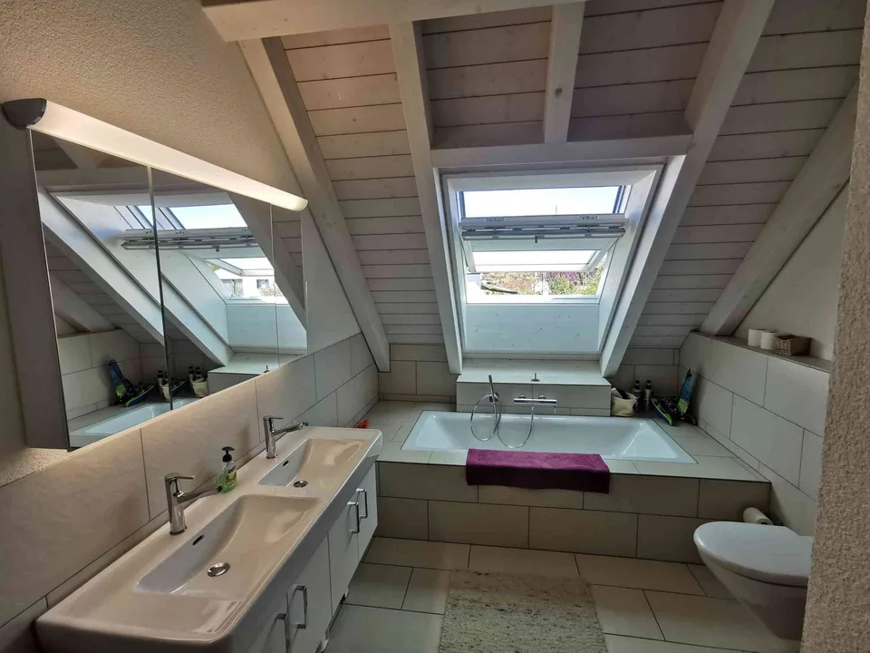 Modernes Haus mit schönem Garten zu vermieten in Gempen