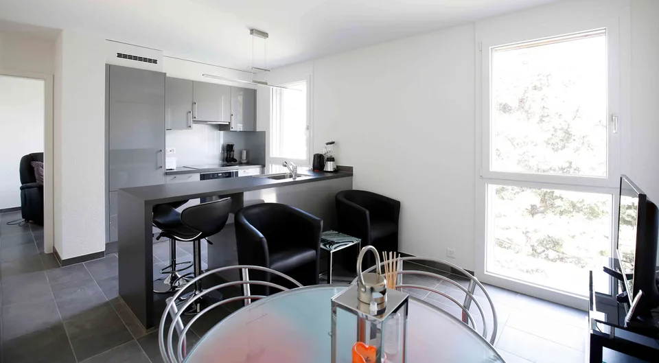 A louer : Appartement 2 ½, 45 m2, CHF 1290.- charges + 1 parc inclus