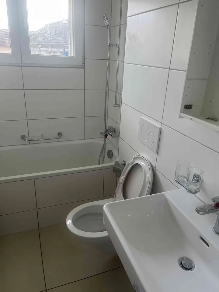 Erstvermietung nach Renovation: 2.5-Zimmer-Wohnung in Bassersdorf