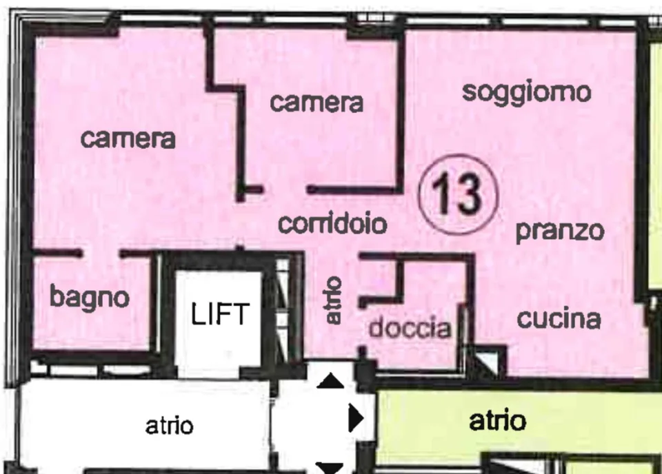 Paradiso centro: 3.5 moderno con garage – foto 12 di 12